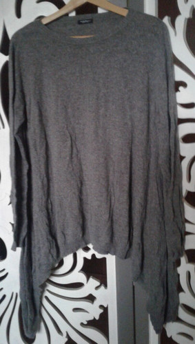 Maglia mantella motivi - maglia, grigia