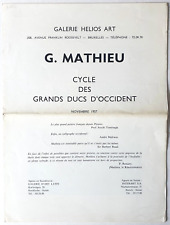Georges Mathieu Esposizione