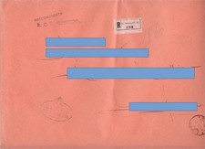 ITALIA - REGIA MARINA NAVE LIBECCIO - BUSTA CON ANNULLI POSTALE E AMMINISTRATIVO