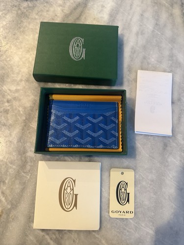 Blue goyard cardholder - blue,