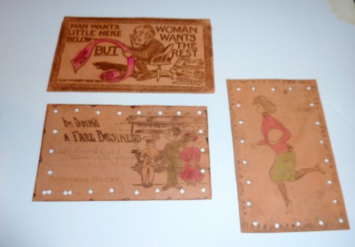 Cartolina antica pelle - antica,