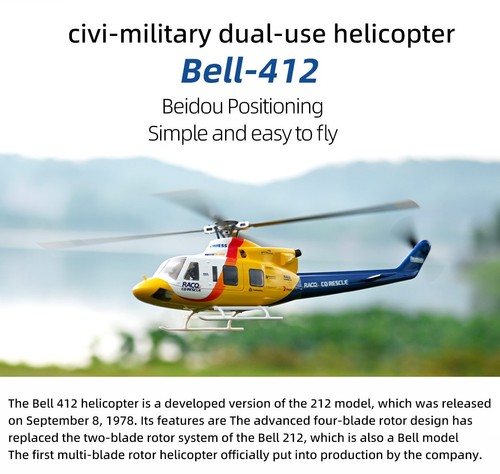 Elicottero bell 412 a - elicottero,
