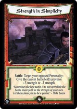 Strength in Simplicity - The Heaven's Will - Legend of the Five Rings CCG