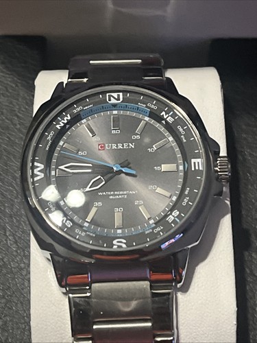 Curren men watch with blue - men’s,