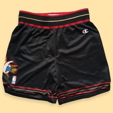 Philadelphia 76ers Champion basketball shorts Vintage NBA Size S black Iverson