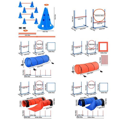 Dog agility training kit - dog,