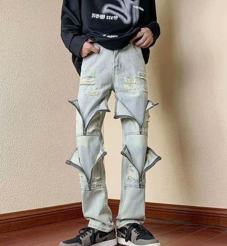 Jeans uomo retrò blu - , nero