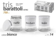 SET 3 Barattoli Sale Zucchero
