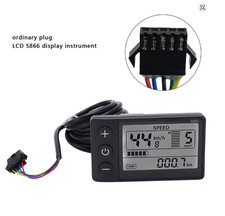 DISPLAY 36/48V SCHERMO LCD BICI ELETTRICA BICICLETTA E-BIKE FAT BIKE