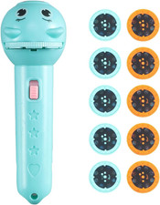 Torcia Giocattolo, Proiettore per Bambini Con 80 Disegni, Lampada Interattiva Po