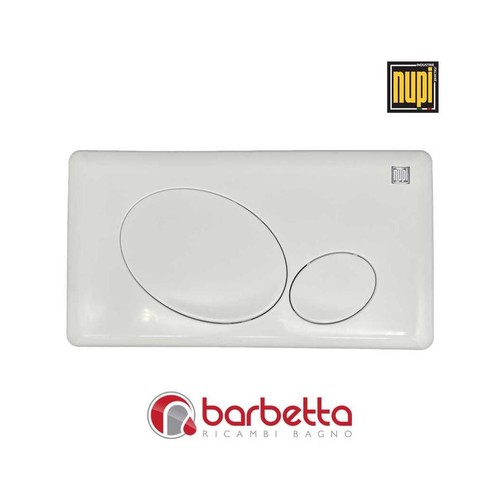 Placca bianca ricambio nupi - placca,