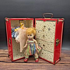Vogue bambola Alex custodia baule rosso vestiti accessori vintage