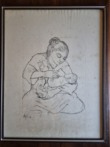 Corrado cagli quadro - quadro, stampa