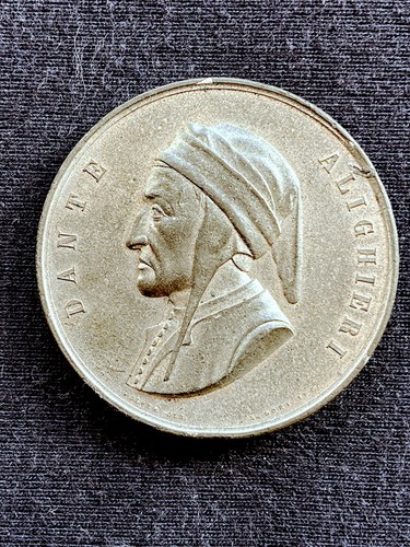 Dante alighieri medaglia per - medaglia,
