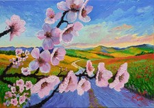 Quadro olio tela - olio, su