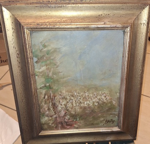 Dipinto olio tela - olio, su