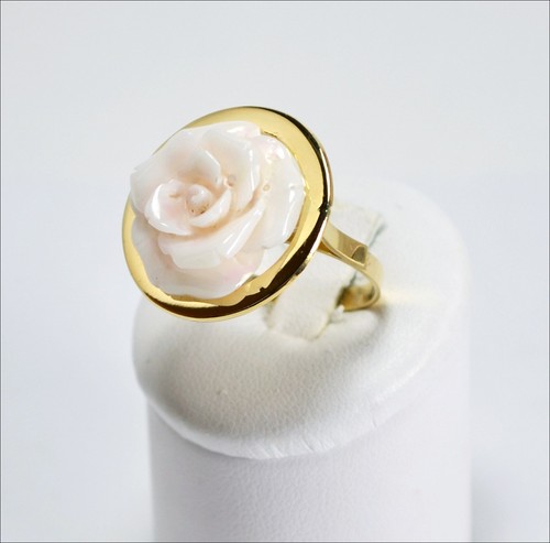 Anello oro giallo - anello, con