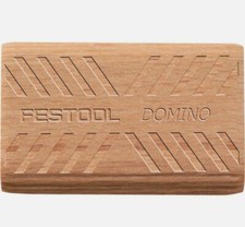NUOVISSIMO TASSELLO DOMINO FESTOOL 494941 FAGGIO 8MM X 50MM SACCHETTO DA 100