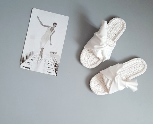Pantofole sposa bianche - da,
