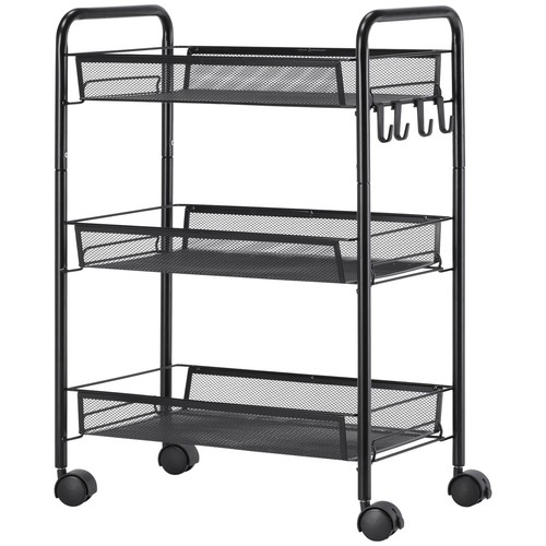 Homcom carrello portavivande - homcom, a