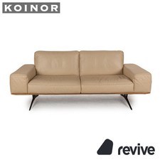 Koinor Hiero Pelle Beige Manuelle Funzione Divano