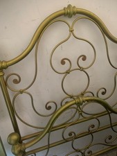 LETTO ANTICO IN FERRO BATTUTO
