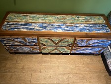 Madia Bassa In Legno Imbarcazioni Indonesiane IN PERFETTE CONDIZIONI