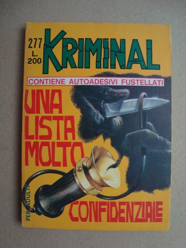 Kriminal 277 corno 1970 - kriminal,