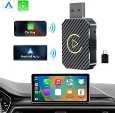 ADATTATORE USB PER AUTO UNIVERSALE 2 IN 1 PER CARPLAY WIRELESS E ANDROID AUTO