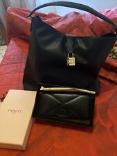 Borsa Twinset Hobo grande in pelle E Portafoglio Elisabetta Franchi Omaggio