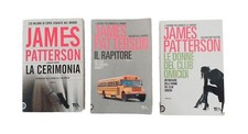 LOTTO 3 THRILLER GIALLI JAMES PATTERSON DONNE CLUB OMICIDI CERIMONIA RAPITORE 
