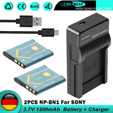 2x 3.7V NP-BN1 batteria e