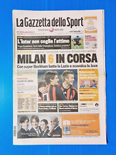 GAZZETTA DELLO SPORT 2 FEBBRAIO 2009 MILAN-PATO-BECKHAM-INTER-GENOA-LIVERPOOL