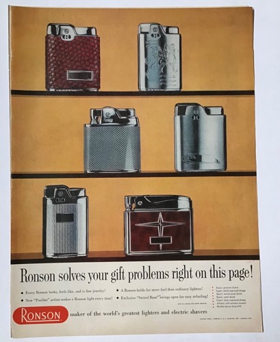 Pubblicità rivista 1957 per