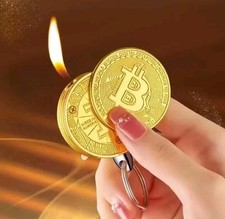 Accendino Bitcoin Oro