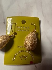 Orecchini a uovo placcati oro