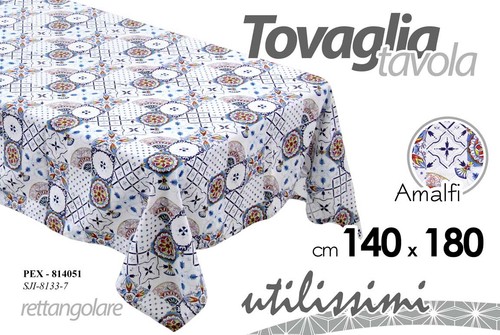 Tovaglia rettangolare azzurra