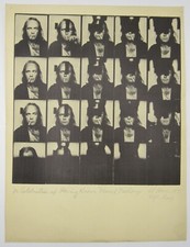 Stampa firmata Al Hansen 1970