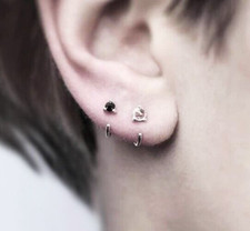 Orecchini a cerchio Huggie