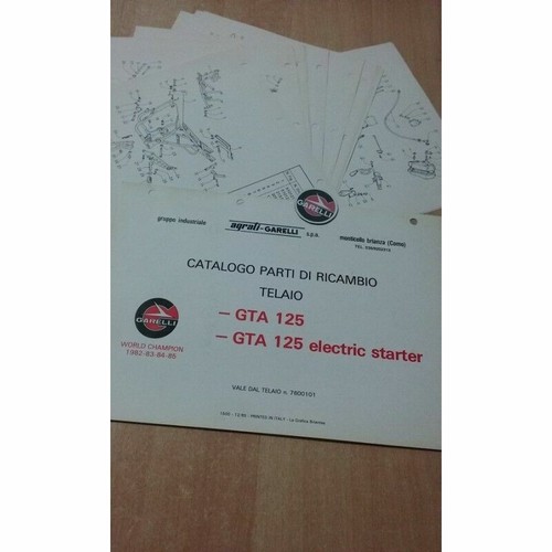Catalogo ricambi garelli gta - garelli,