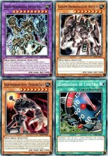 YU-GI-OH! SET GOLEM-INGRANAGGIO ANTICO + FINALE + PICCHIATORE + RIMOZIONE LED2