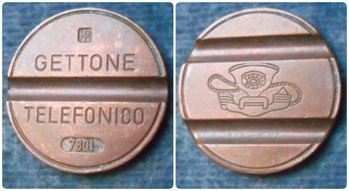 Gettone telefonico - gettone,