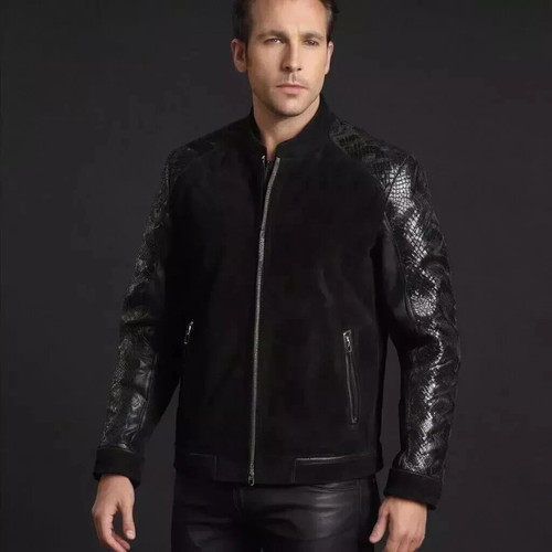 Giacca moto uomo nera - uomo,