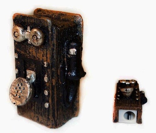 Temperamatite retrò telefono - temperamatite,