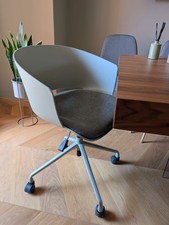 Sedia da ufficio con ruote Morgana – NUOVA, solo montata - Colore:Verde Bambù