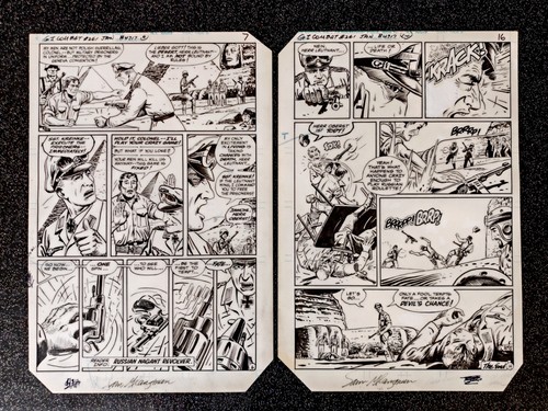 Original art pages dc - art,