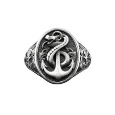 Anello con sigillo da uomo