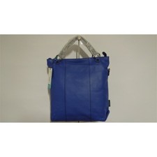 BORSA GABS VICKIE BLACK LINE IN PELLE TG L  COL BLUETTE