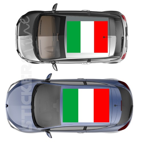 Adesivo tetto auto bandiera