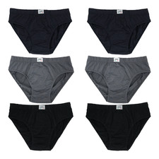 Slip uomo 100% cotone Made in Italy 6 PEZZI mutande bianco Le Form taglie S-5xl